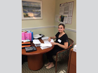 Emma learned about employee services in the Human Resources Office at Sandhill Cove.