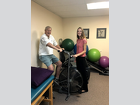 Shannon worked with physical therapists and assisted patients at Palm City Physical Therapy.