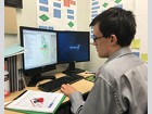 Stephen Osborn learned about GIS mapping and operations at the South Florida Water Management District.