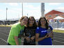 Carlyn Loutos, Jessica Sparks, and Vanessa Gonzalez (left to right) get ready to Walk for Autism.