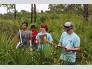 Clark students conduct research at the DuPuis Wildlife and Environmental Area.